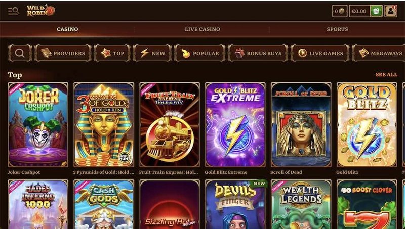Experience Thrilling Online Casino Action at Wildrobin Casino Today Worldwide